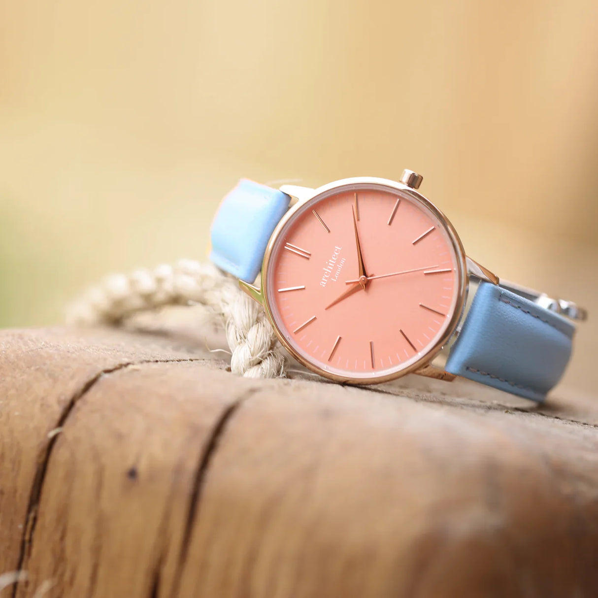 Personalised Ladies Architēct Coral Watch Light Blue - Shop Watches At Gift Moments - 3