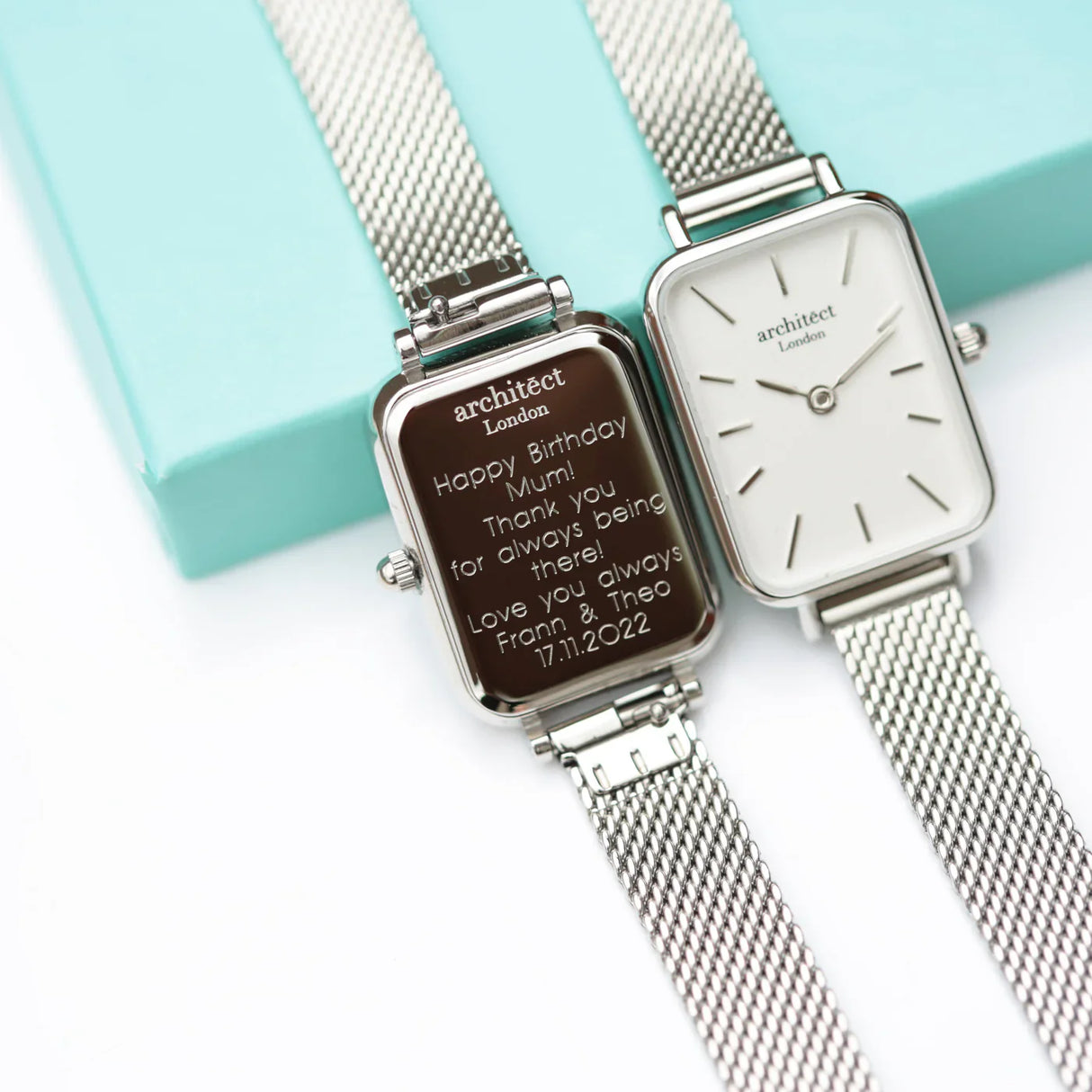 Personalised Ladies Architēct Lille Watch Cloud Silver - Shop Watches At Gift Moments - 6