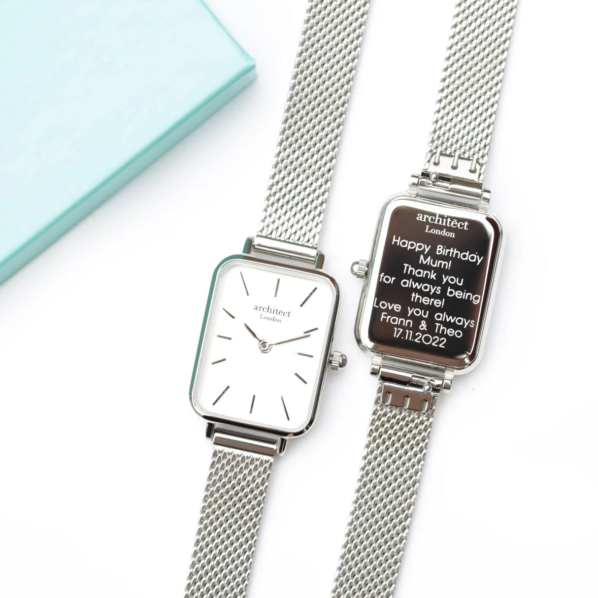 Personalised Ladies Architēct Lille Watch Cloud Silver - Shop Watches At Gift Moments - 2