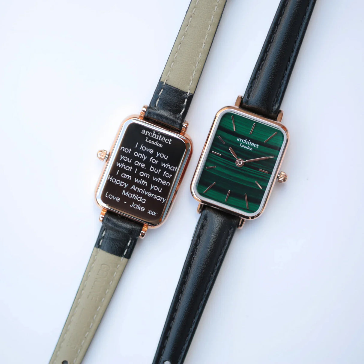 Personalised Ladies Architēct Lille Watch Pine Green - Shop Watches At Gift Moments - 2
