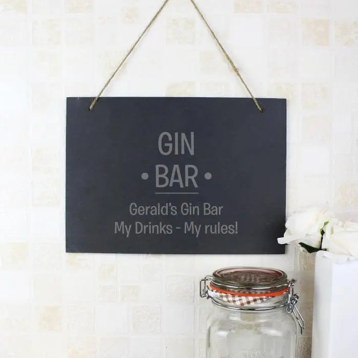 Personalised Large Hanging Slate Sign - Shop Signs & Plaques At Gift Moments - 4