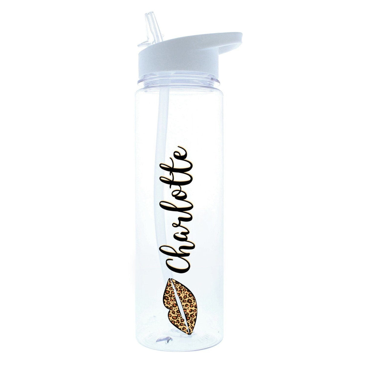 Personalised Leopard Lips Water Bottle - Shop Water Bottles At Gift Moments - 3