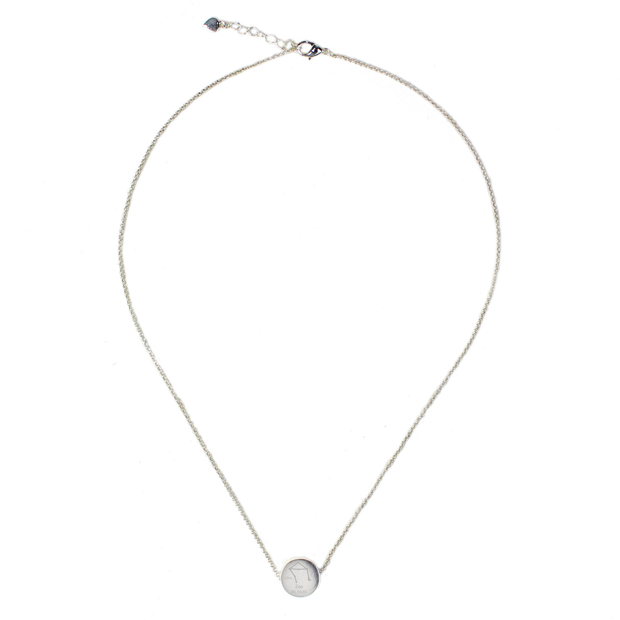 Personalised Libra Zodiac Star Sign Necklace (Sep 23rd - Oct 22nd): 6 - Necklaces By Gift Moments