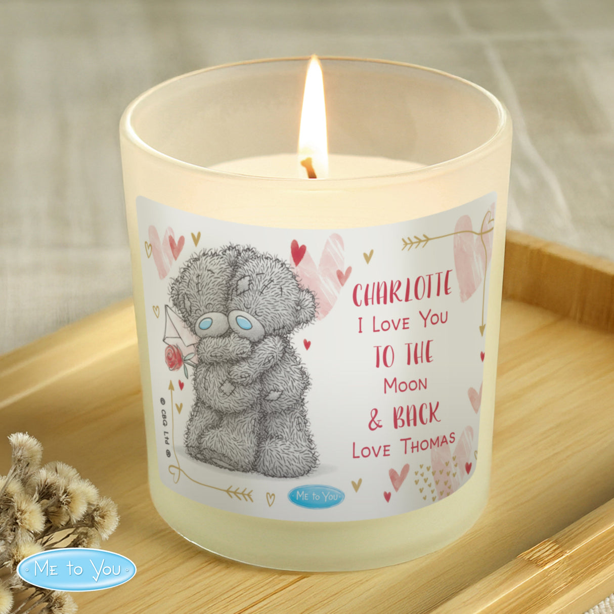 Personalised Me To You Love Forever Scented Jar Candle: 5 - Candles