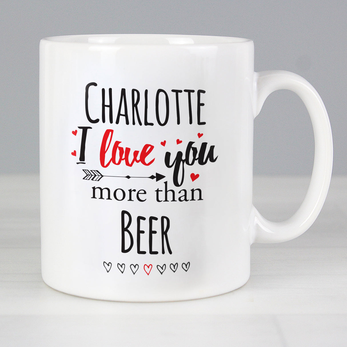 Personalised I Love You More Than... Mug: 2 - Mugs By Gift Moments