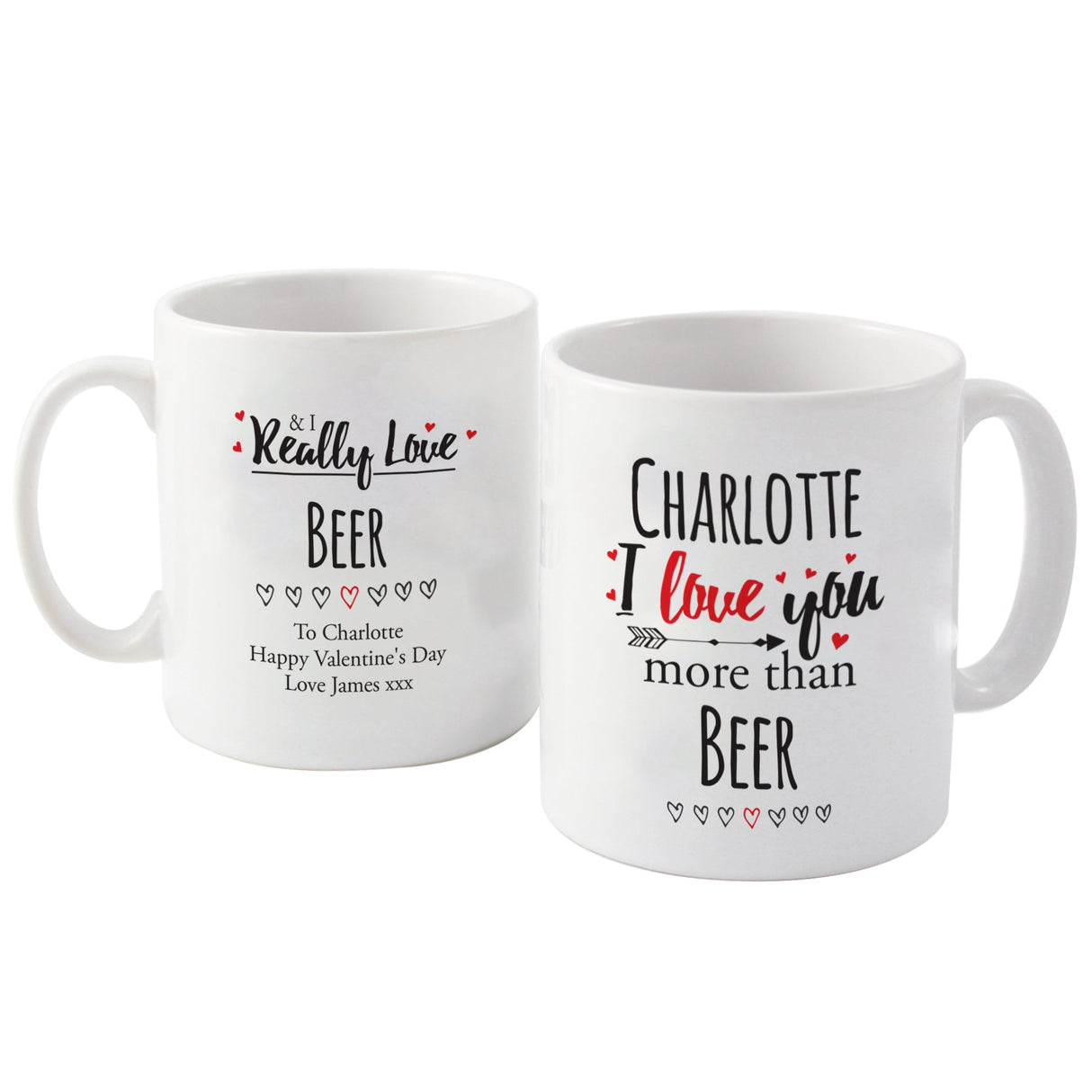 Personalised I Love You More Than... Mug: 4 - Mugs By Gift Moments