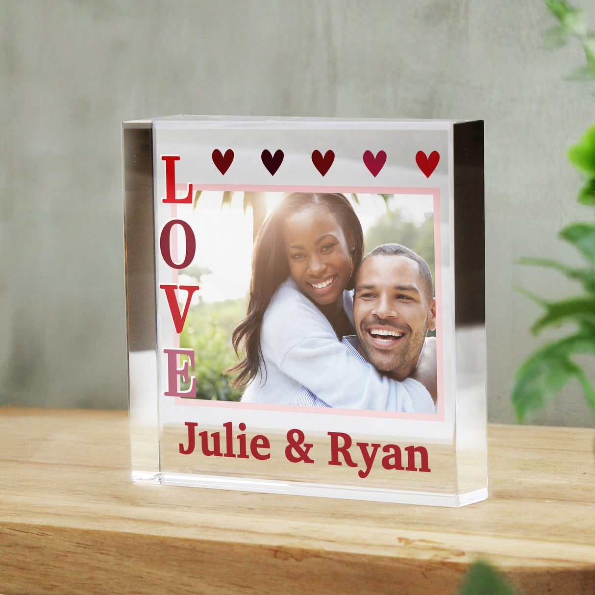 Personalised LOVE Photo Upload Crystal Token - Shop Ornaments At Gift Moments - 3