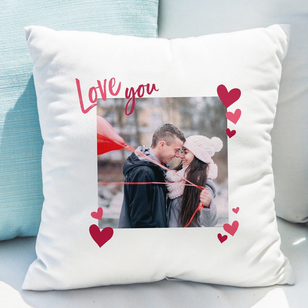 Personalised Love You Photo Upload Cushion - Shop Cushions At Gift Moments - 1