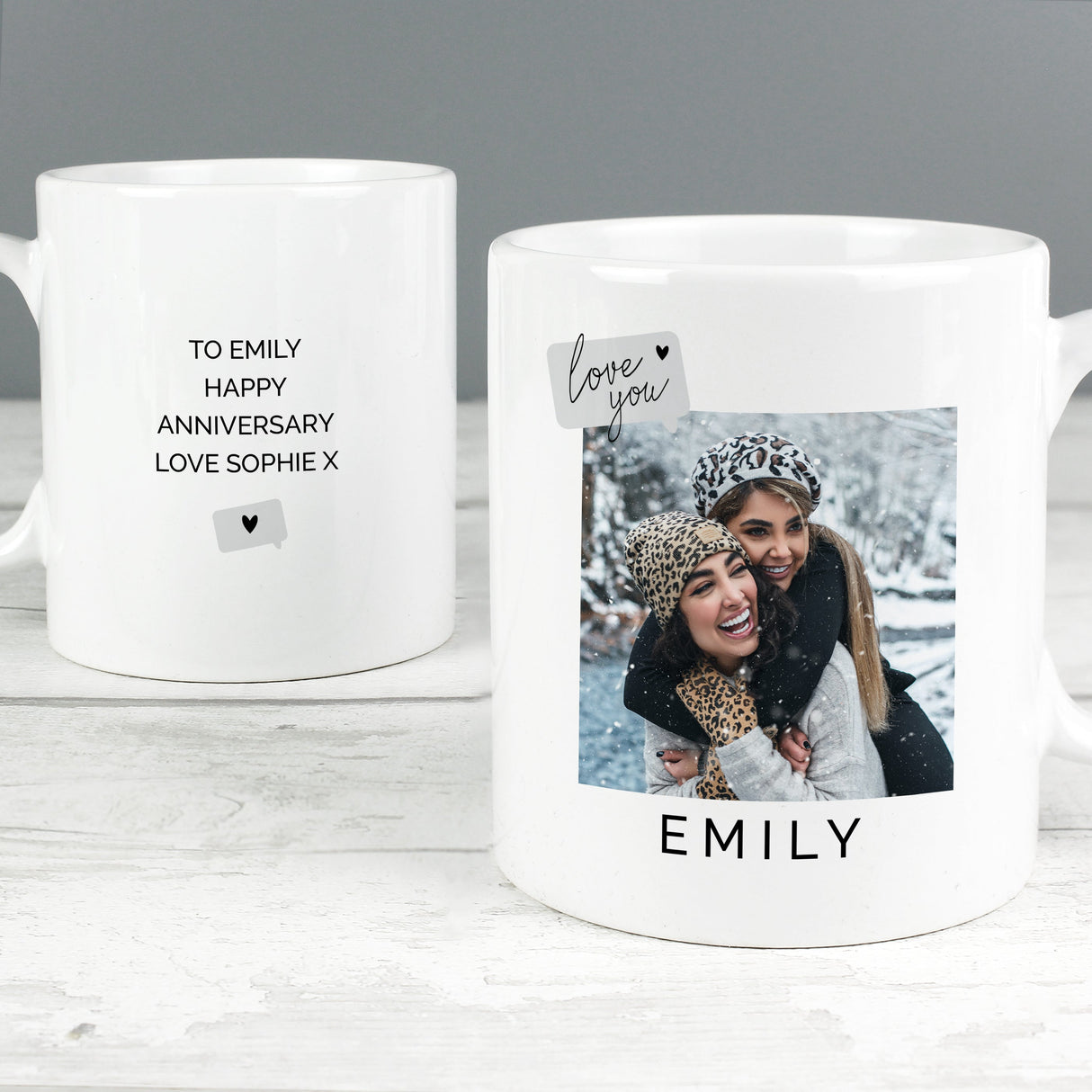Personalised Love You Snapshot Photo Upload Mug: 6 - Mugs By Gift Moments