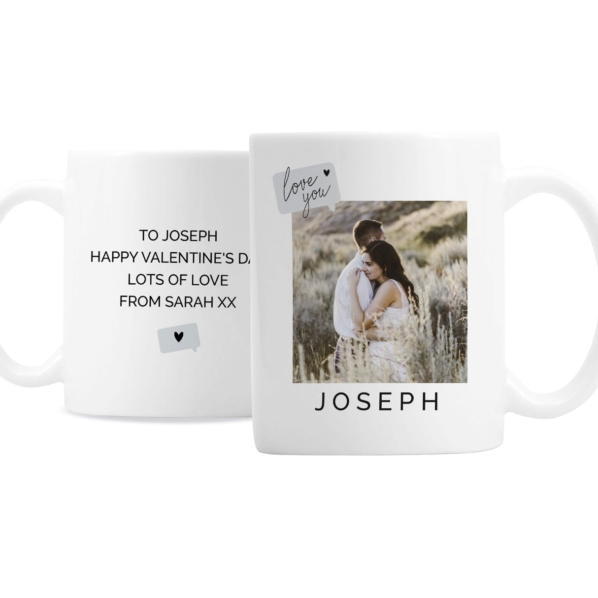 Personalised Love You Snapshot Photo Upload Mug: 5 - Mugs By Gift Moments