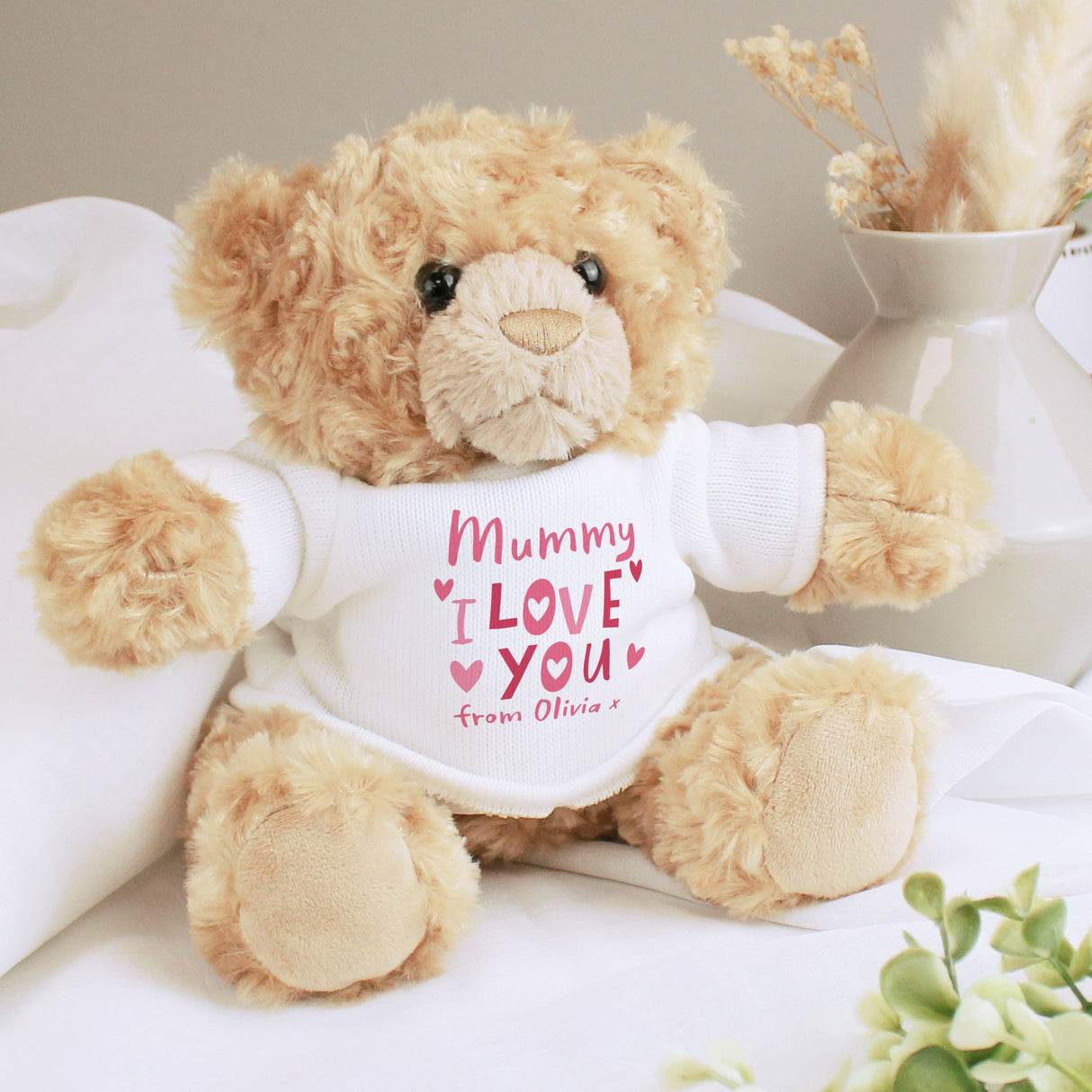 Personalised I Love You Teddy Bear: 2 - Teddy Bears & Soft Toys By Gift Moments