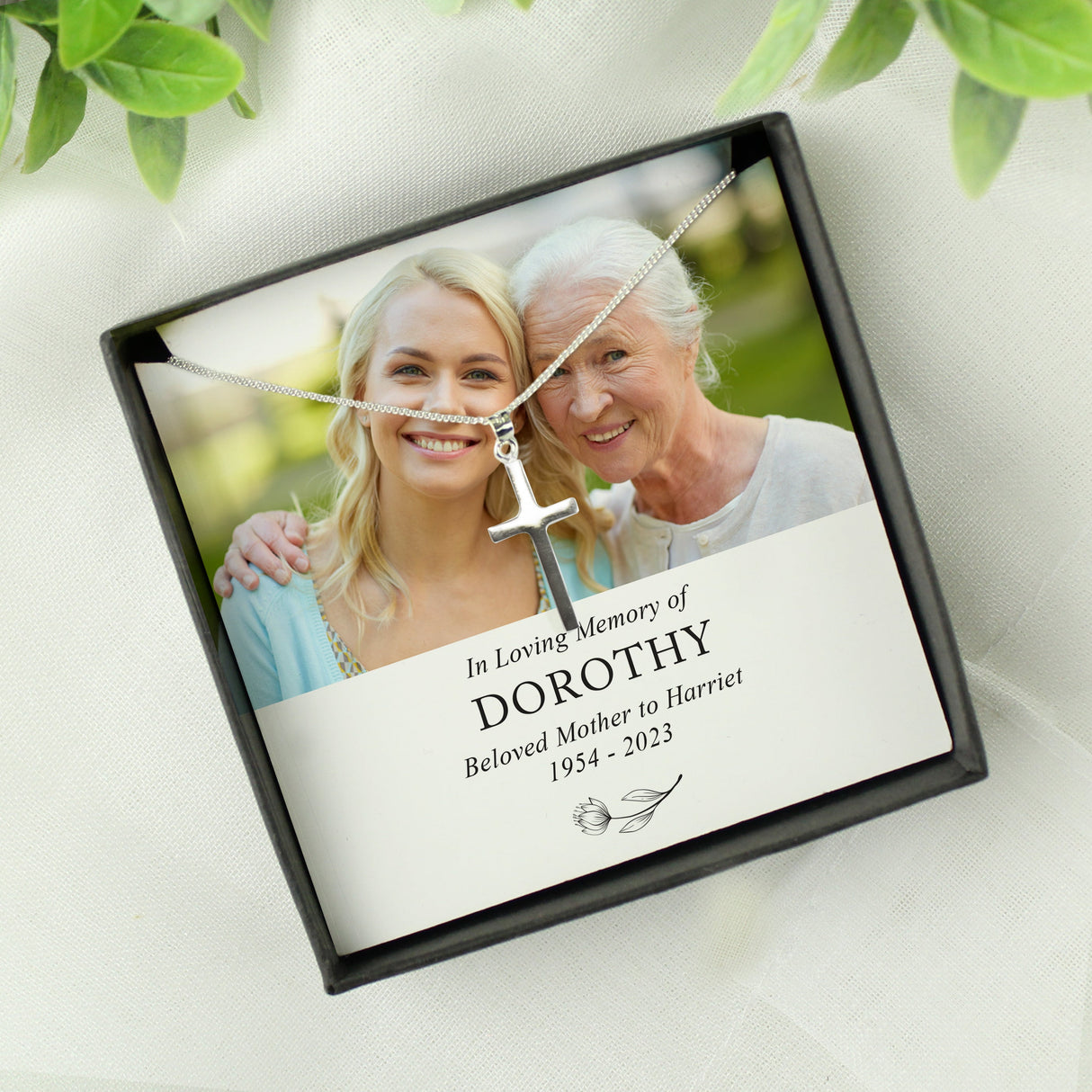 Personalised In Loving Memory Photo Upload Necklace and Box: 2 - Necklaces By Gift Moments