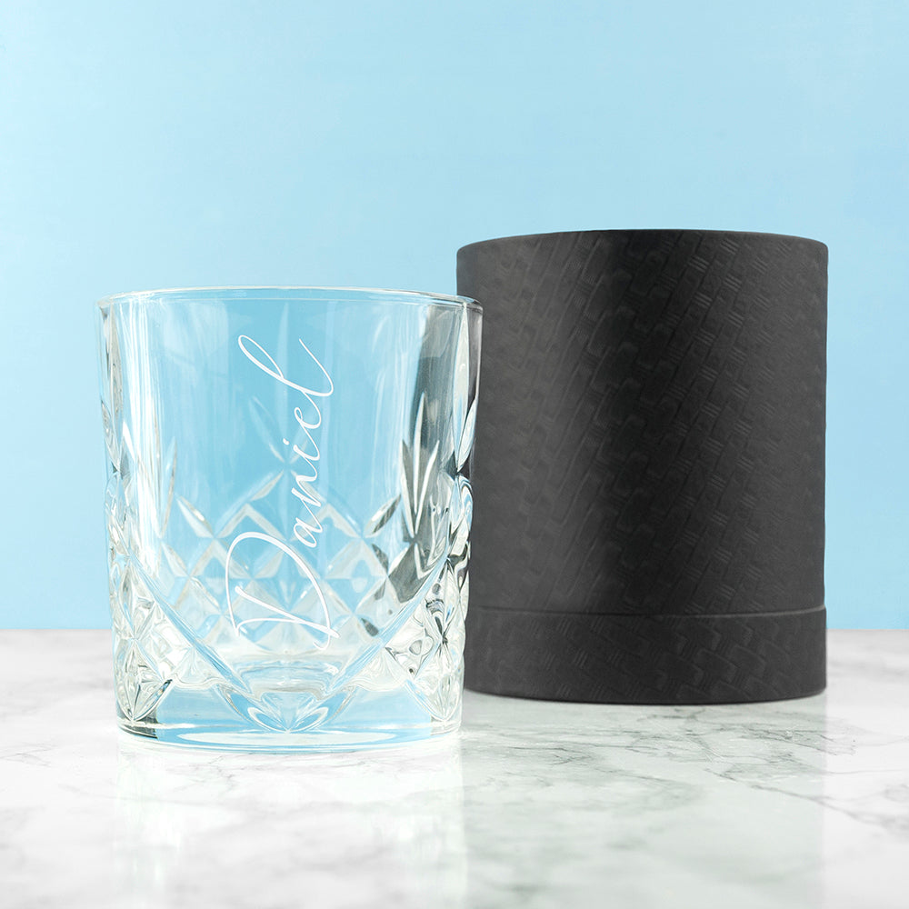 Personalised Luxe Crystal Whisky Tumbler - Shop Tumblers At Gift Moments - 2