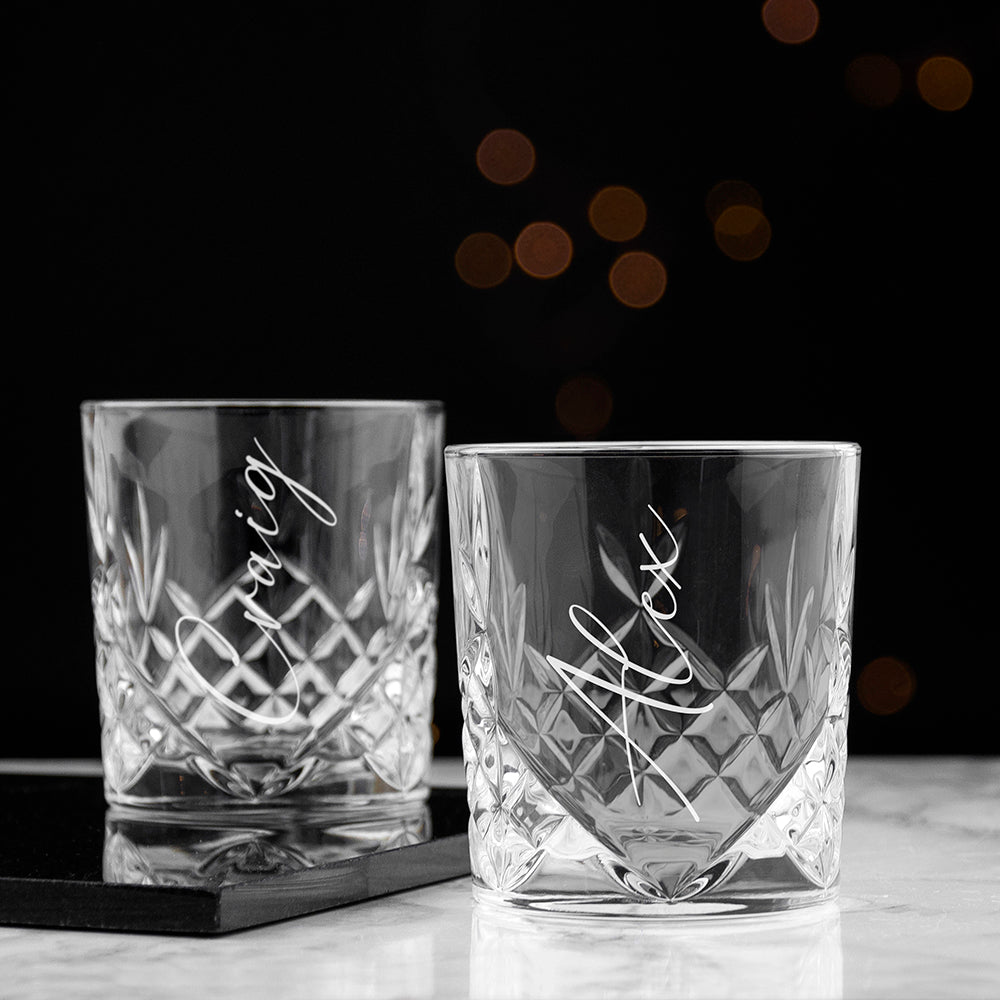 Personalised Luxe Crystal Whisky Tumbler - Shop Tumblers At Gift Moments - 3