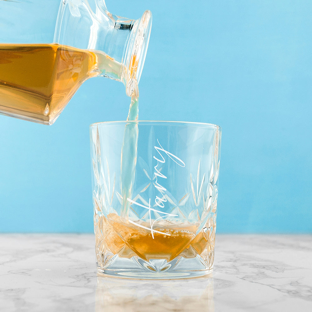 Personalised Luxe Crystal Whisky Tumbler - Shop Tumblers At Gift Moments - 4