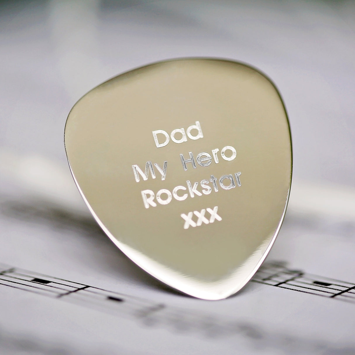 Personalised Luxury Guitar Pick: 1 - Keepsakes By Gift Moments