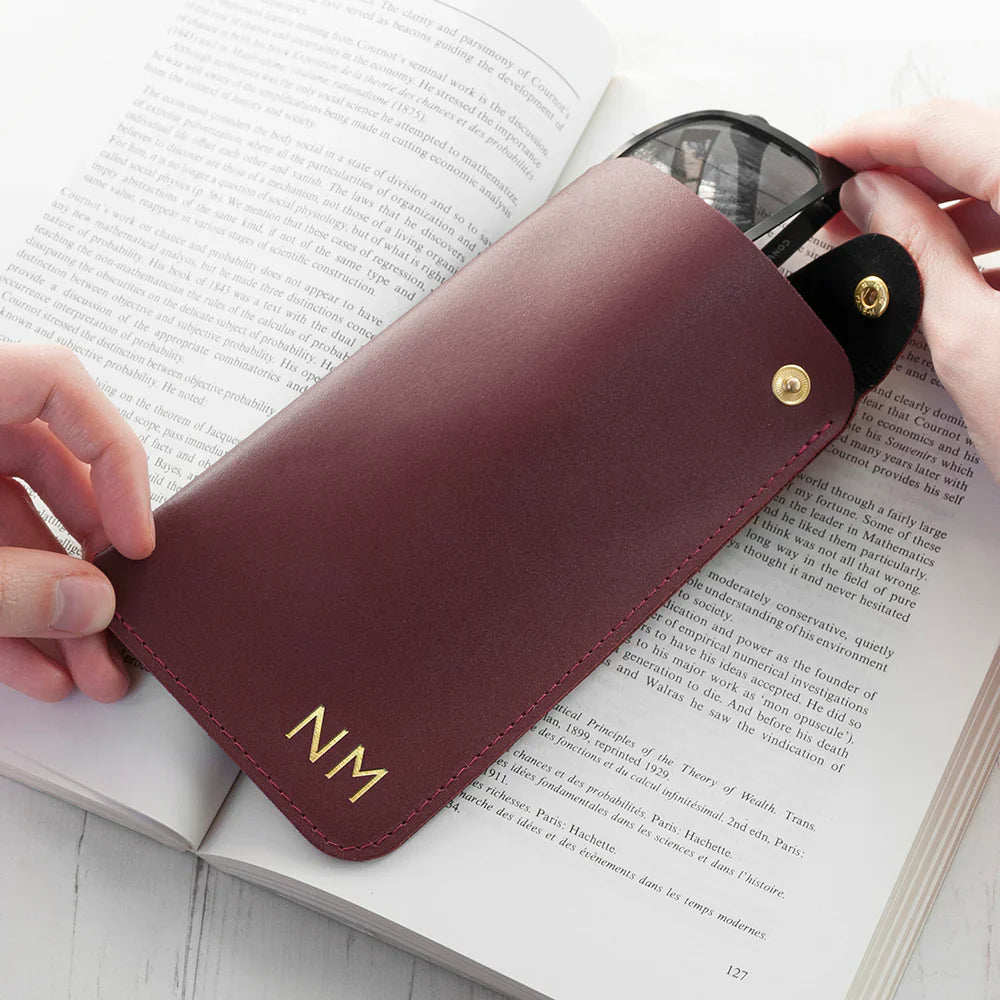 Personalised Luxury Leather Glasses Cases: 6 - Glasses Cases By Gift Moments