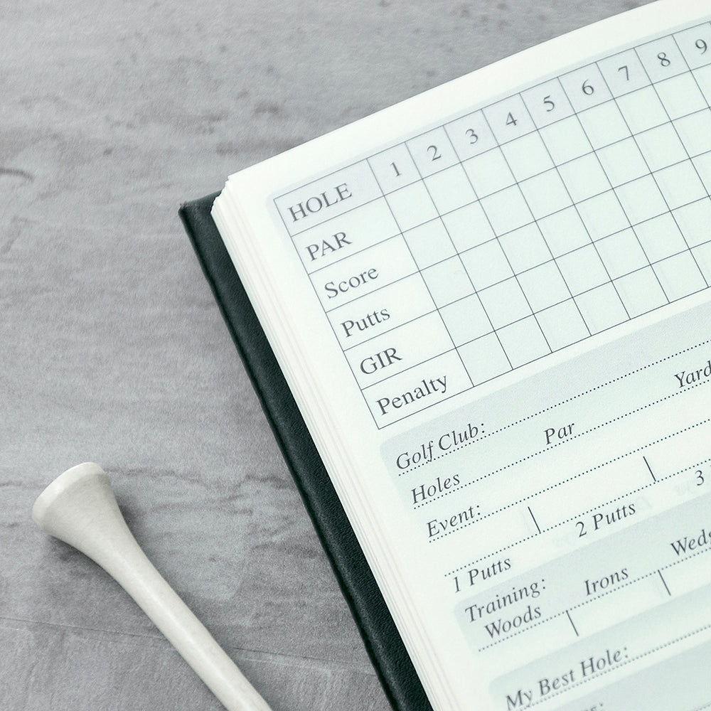Personalised Luxury Leather Golf Notebooks: 11 - Notebooks By Gift Moments
