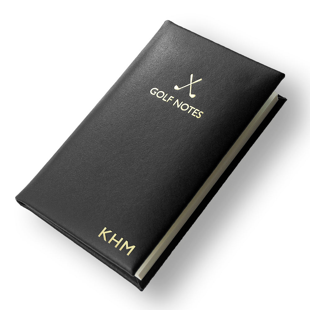 Personalised Luxury Leather Golf Notebooks: 14 - Notebooks By Gift Moments