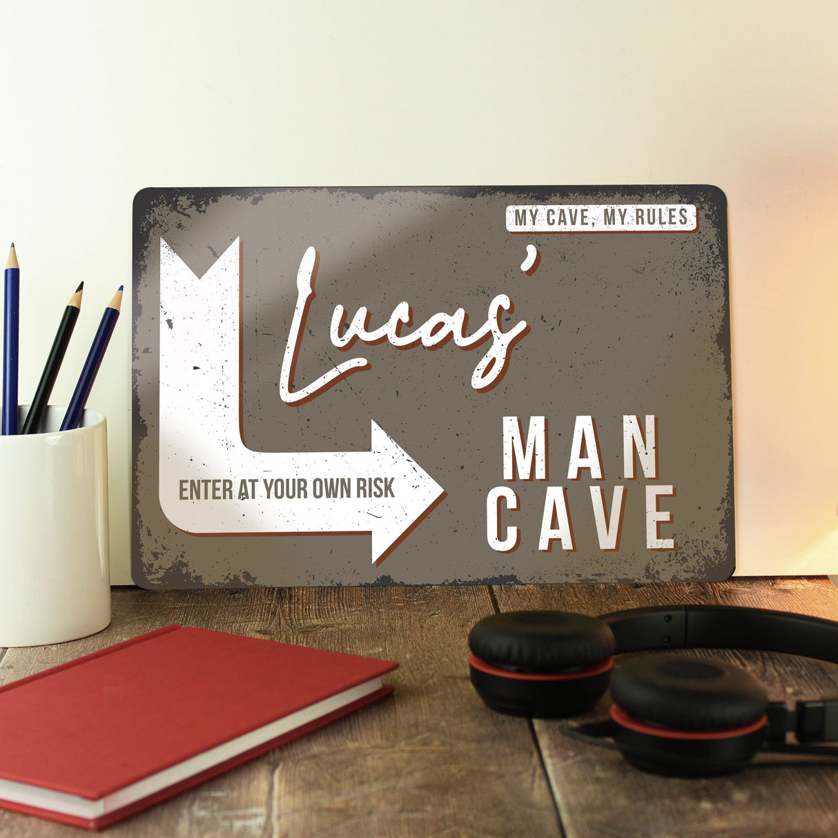 Personalised Man Cave Metal Sign: 3 - Signs & Plaques By Gift Moments
