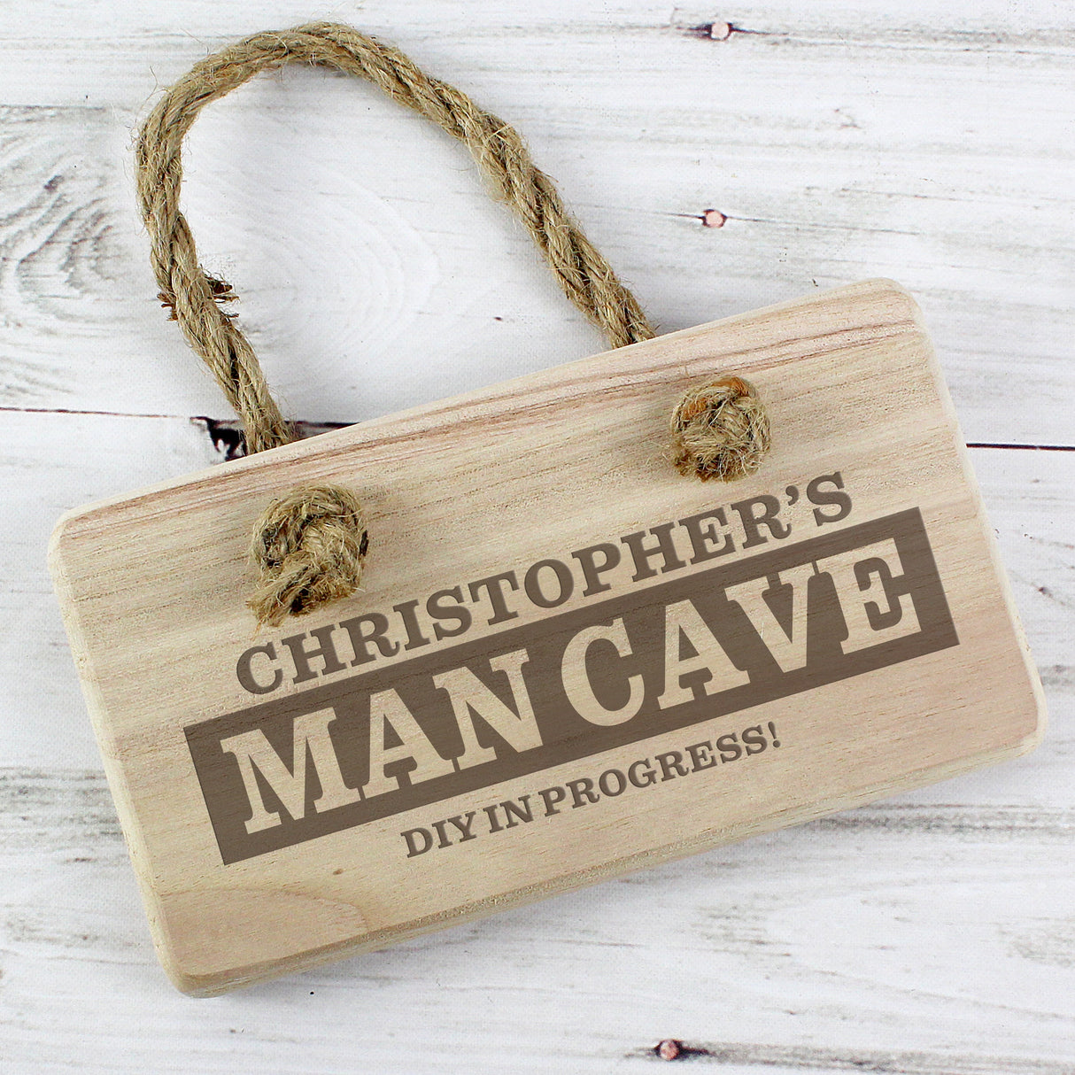 Personalised Man Cave Wooden Sign - Shop Signs & Plaques At Gift Moments - 3