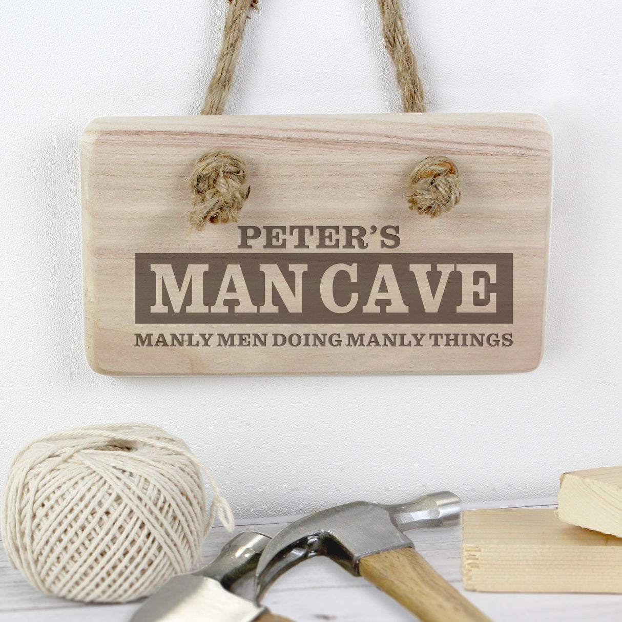 Personalised Man Cave Wooden Sign - Shop Signs & Plaques At Gift Moments - 5