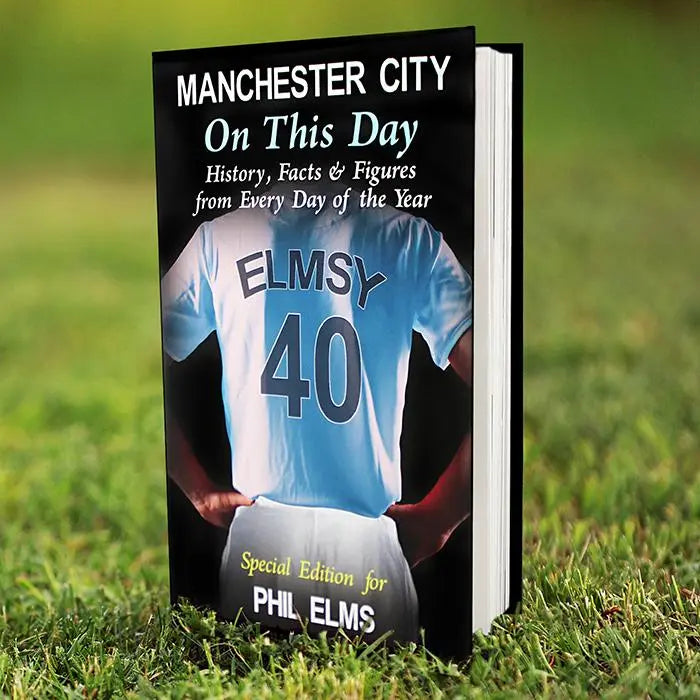 Personalised Manchester City On This Day Book: 1 - Books By Manchester City