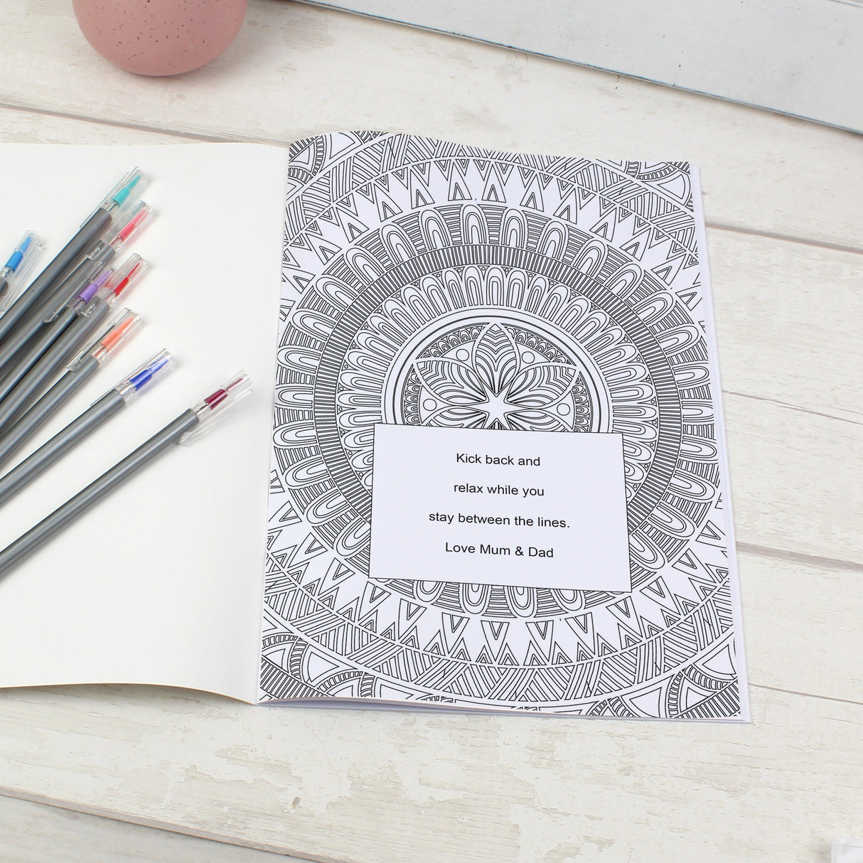 Personalised Mandala Colouring Book: 4 - Books By Gift Moments