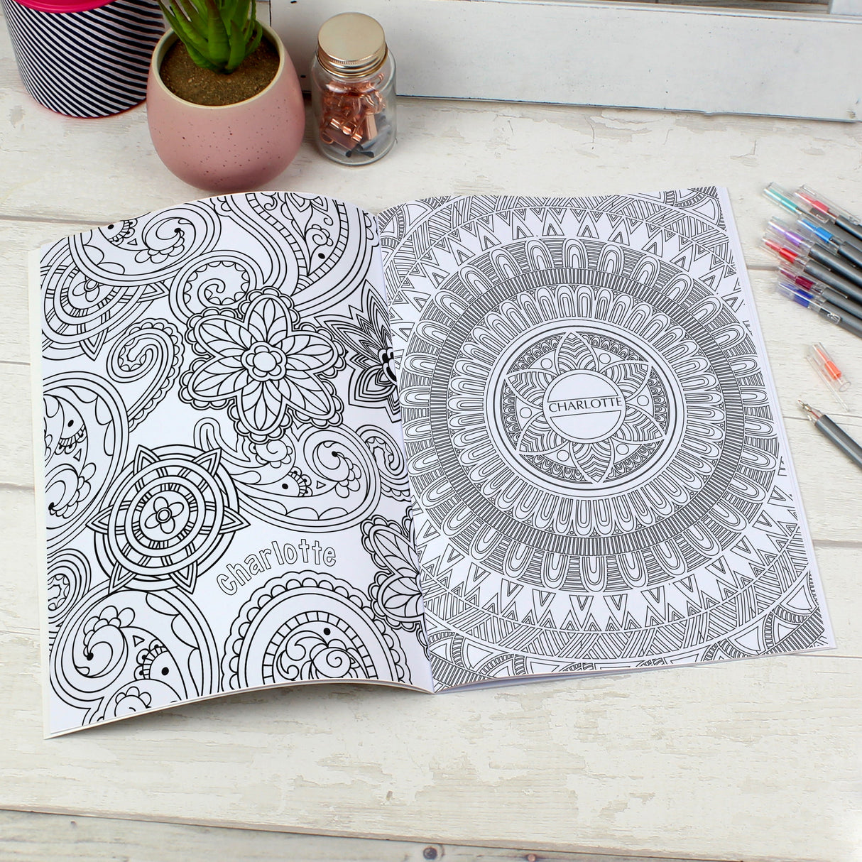 Personalised Mandala Colouring Book: 3 - Books By Gift Moments
