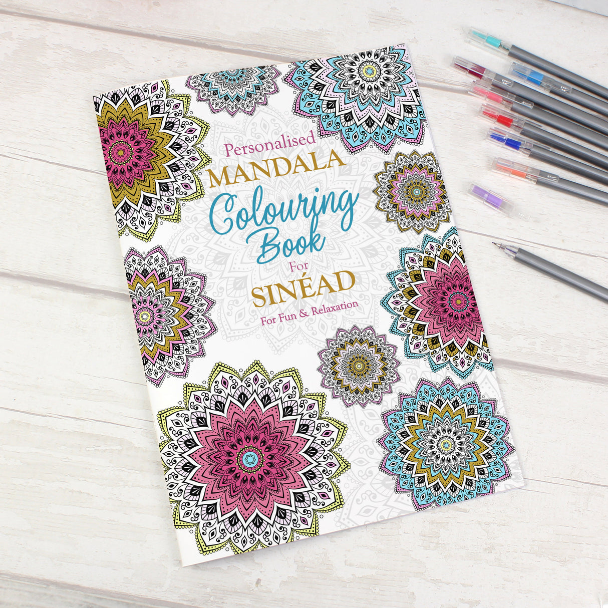 Personalised Mandala Colouring Book: 6 - Books By Gift Moments