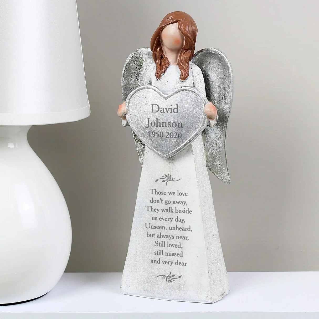 Personalised Memorial Angel Ornament - Shop Memorials At Gift Moments - 1