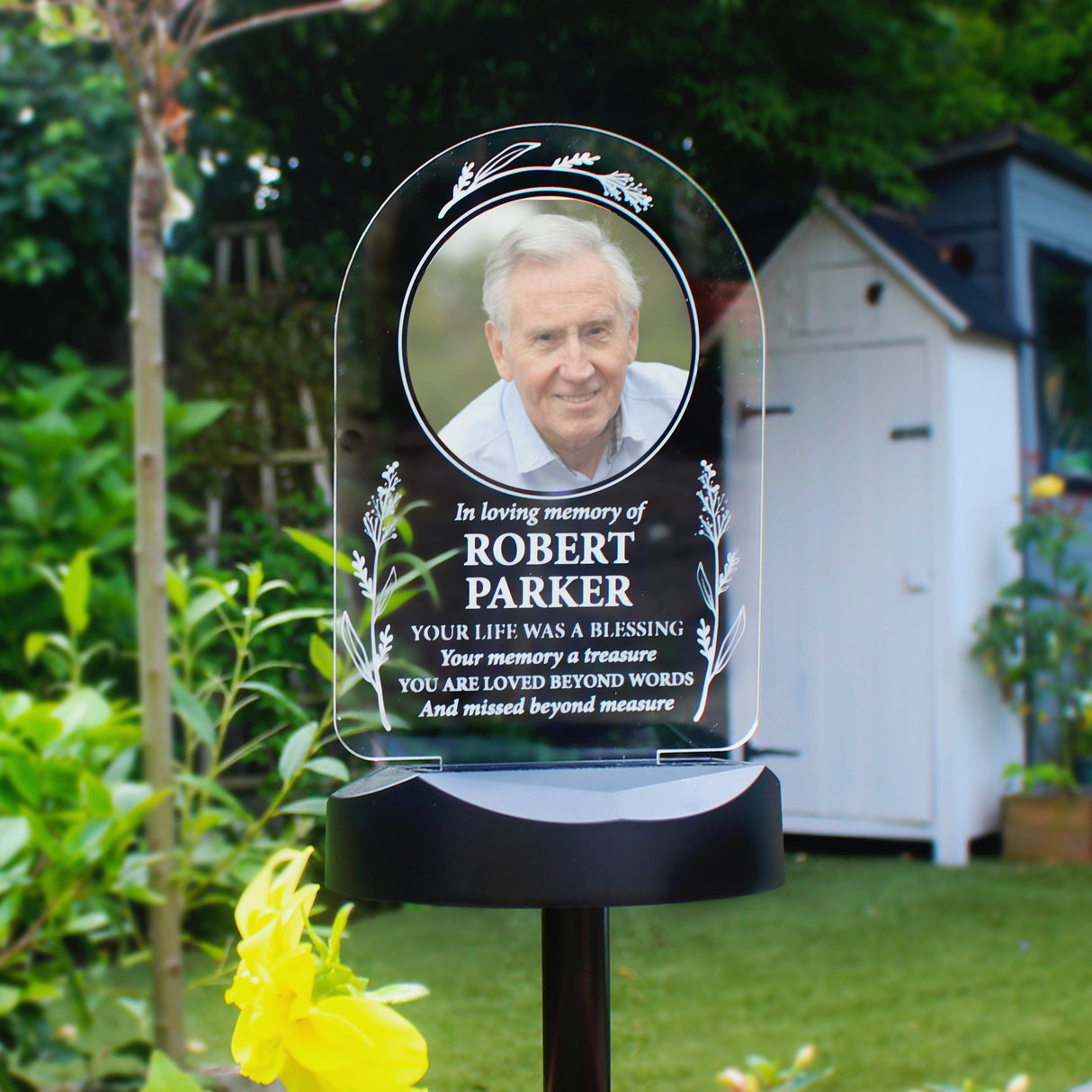 Personalised Memorial Photo Upload Outdoor Solar Light - Shop Solar Lights At Gift Moments - 3