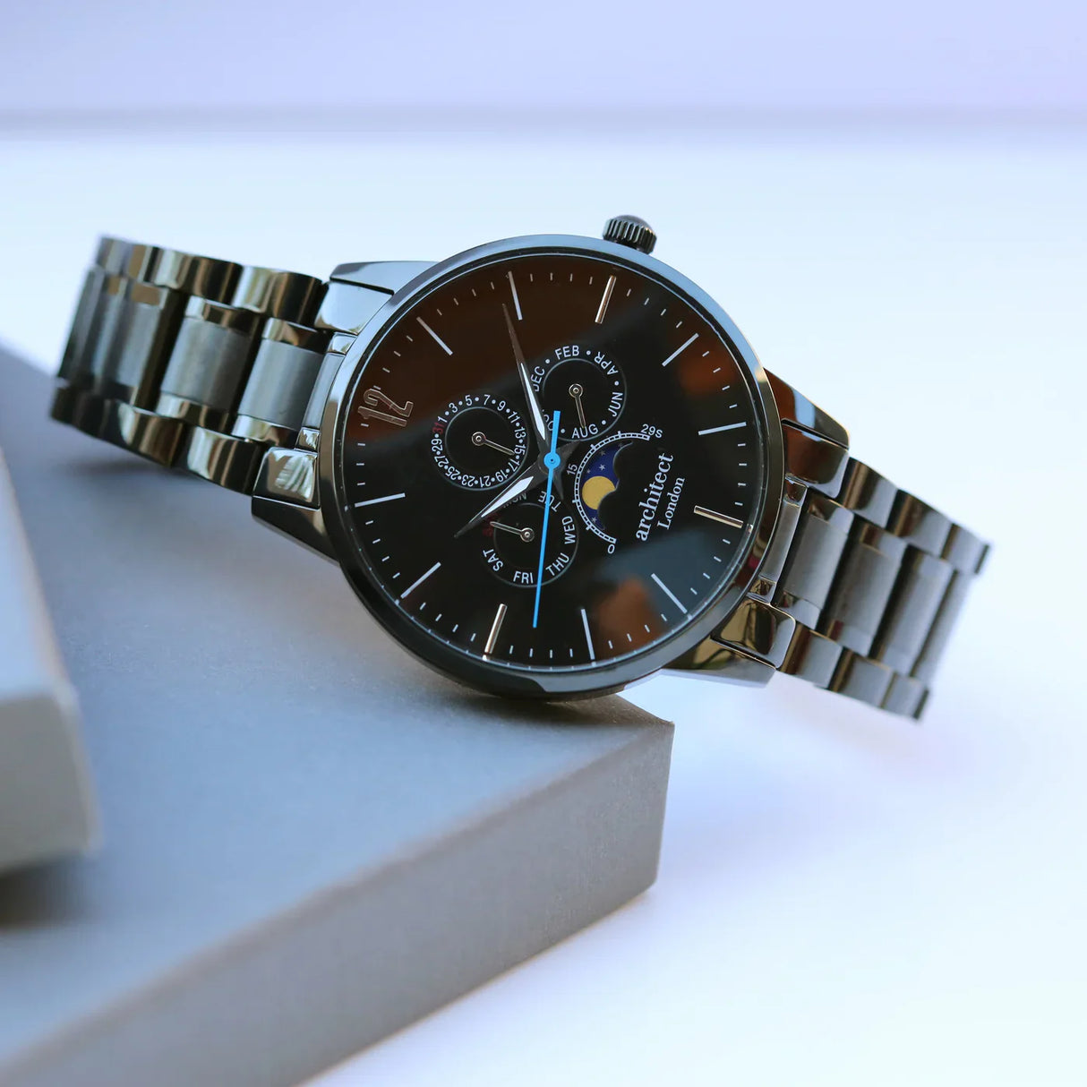 Personalised Men’s Architect Apollo Watch Black - Shop Watches At Gift Moments - 2