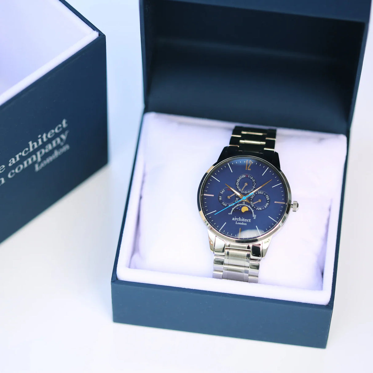 Personalised Men’s Architect Apollo Watch Blue - Shop Watches At Gift Moments - 3