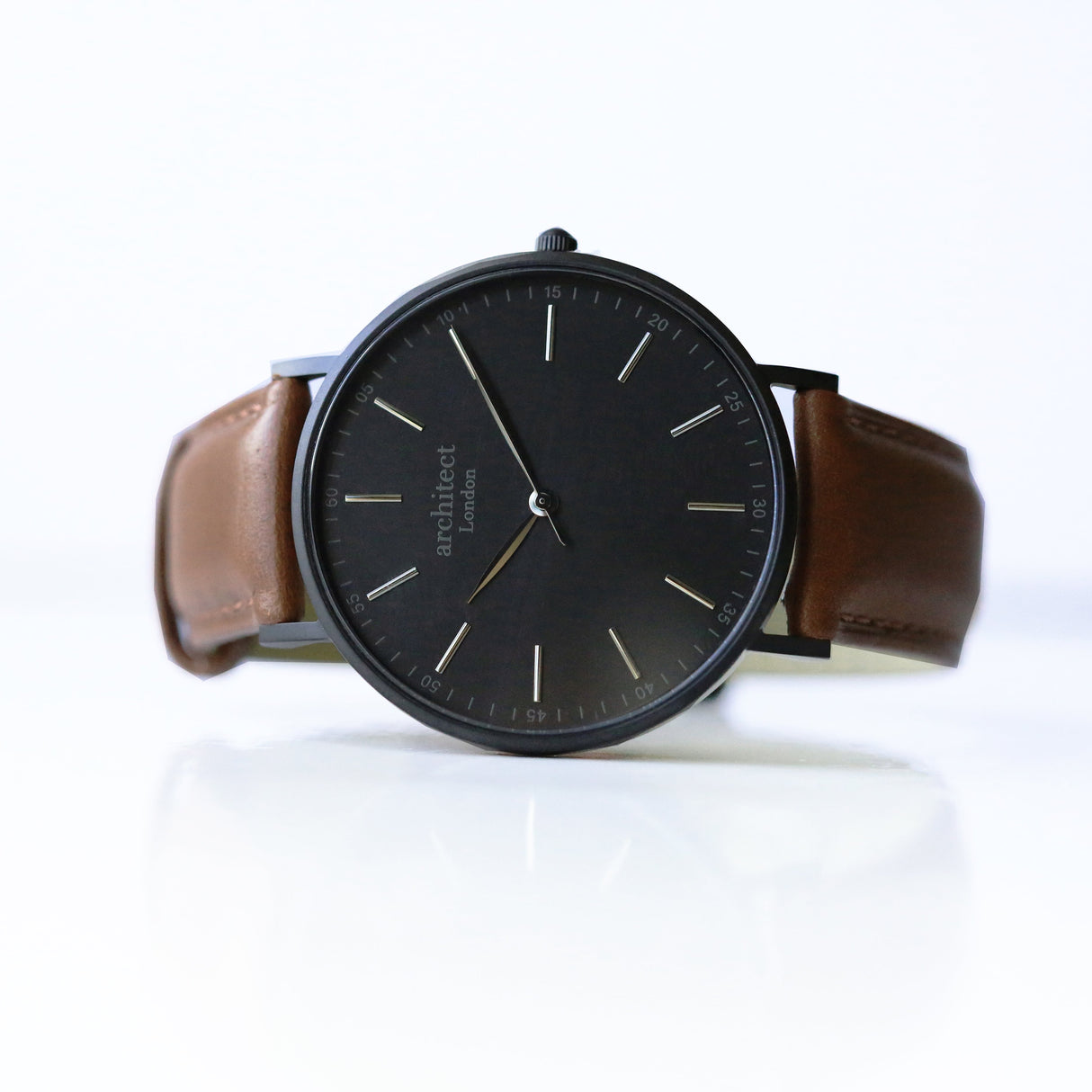 Personalised Men’s Architect Minimalist Walnut Contactless Payment Watch - Shop Watches At Gift Moments - 5