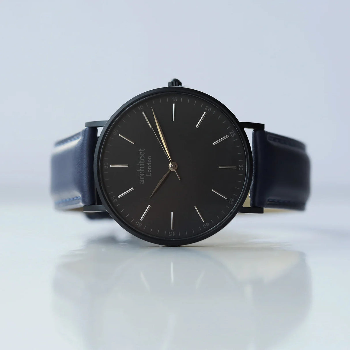 Personalised Men’s Architect Minimalist Watch Admiral Blue - Shop Watches At Gift Moments - 1