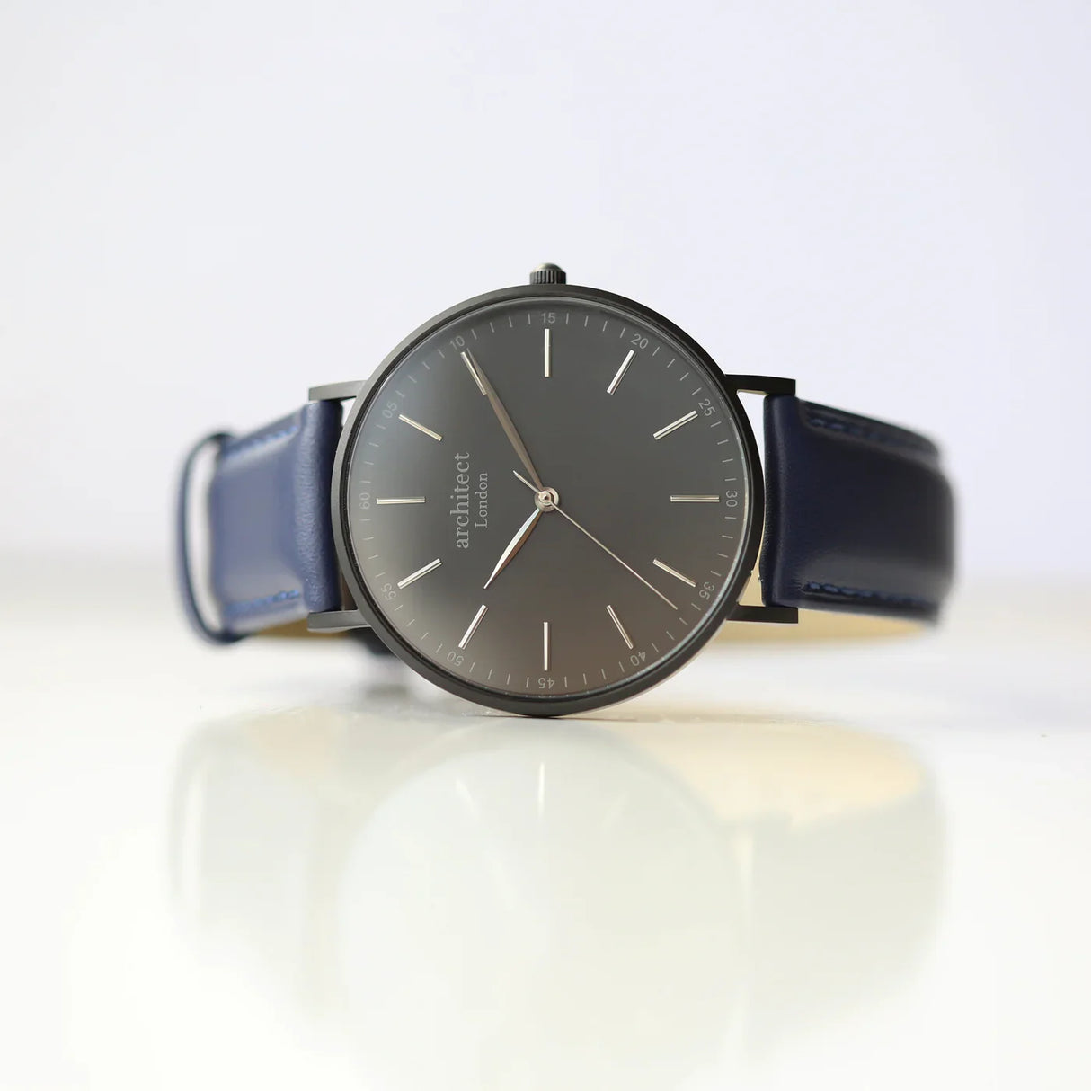 Personalised Men’s Architect Minimalist Watch Admiral Blue - Shop Watches At Gift Moments - 7