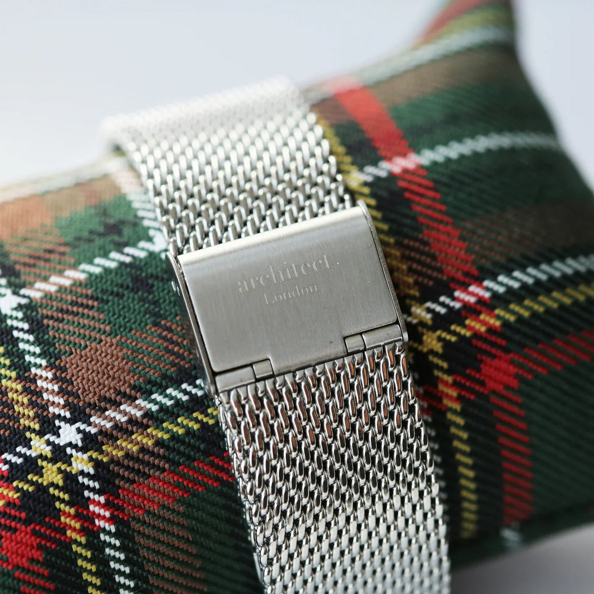 Personalised Men’s Architect Minimalist Watch Silver Mesh - Shop Watches At Gift Moments - 6