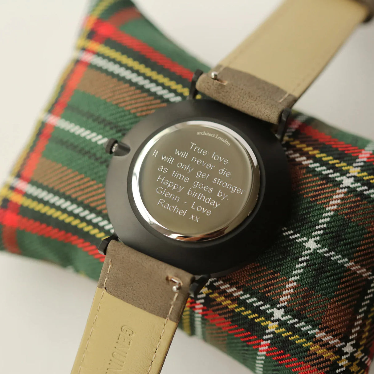 Personalised Men’s Architect Minimalist Watch Urban Grey - Shop Watches At Gift Moments - 5