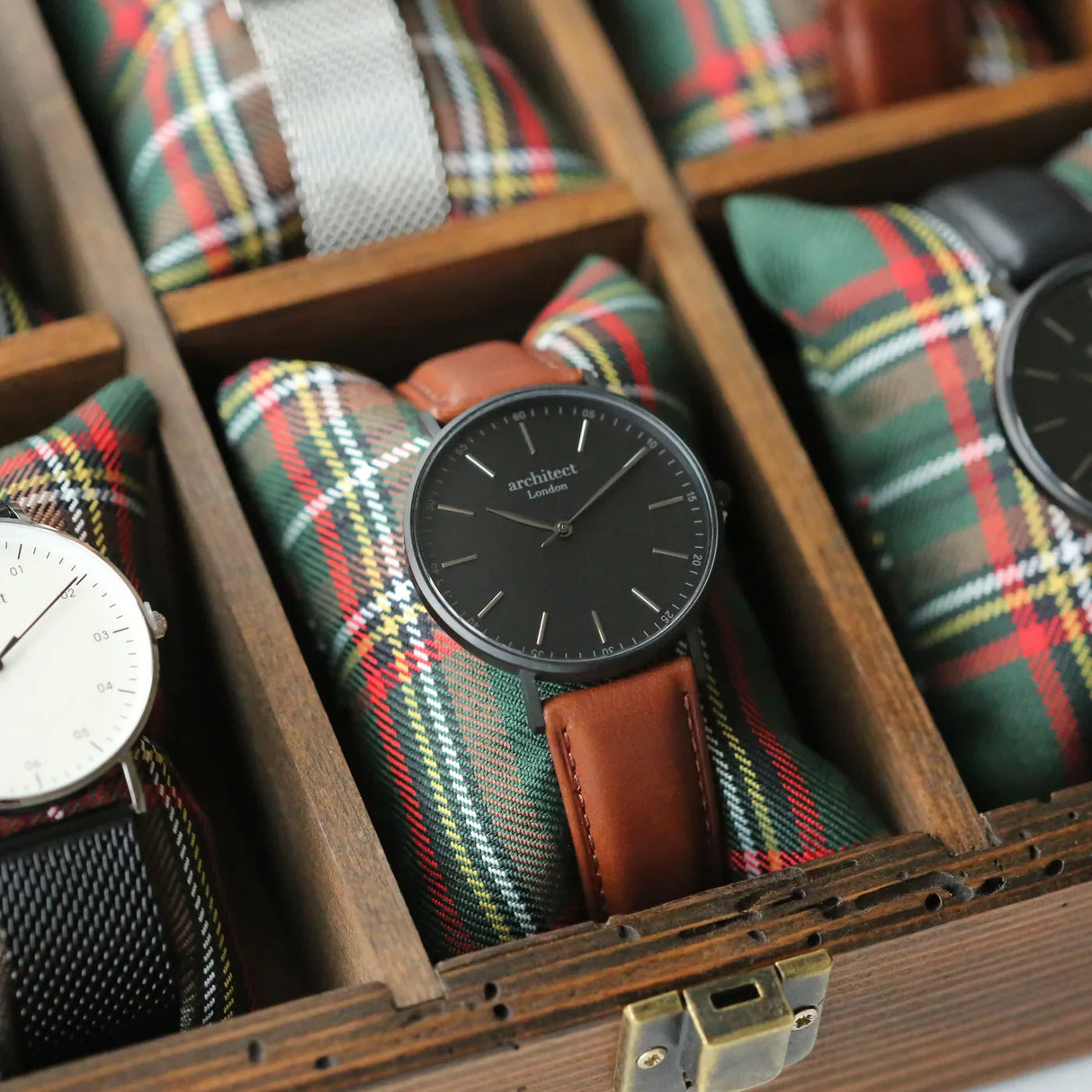Personalised Men’s Architect Minimalist Watch Walnut - Shop Watches At Gift Moments - 4
