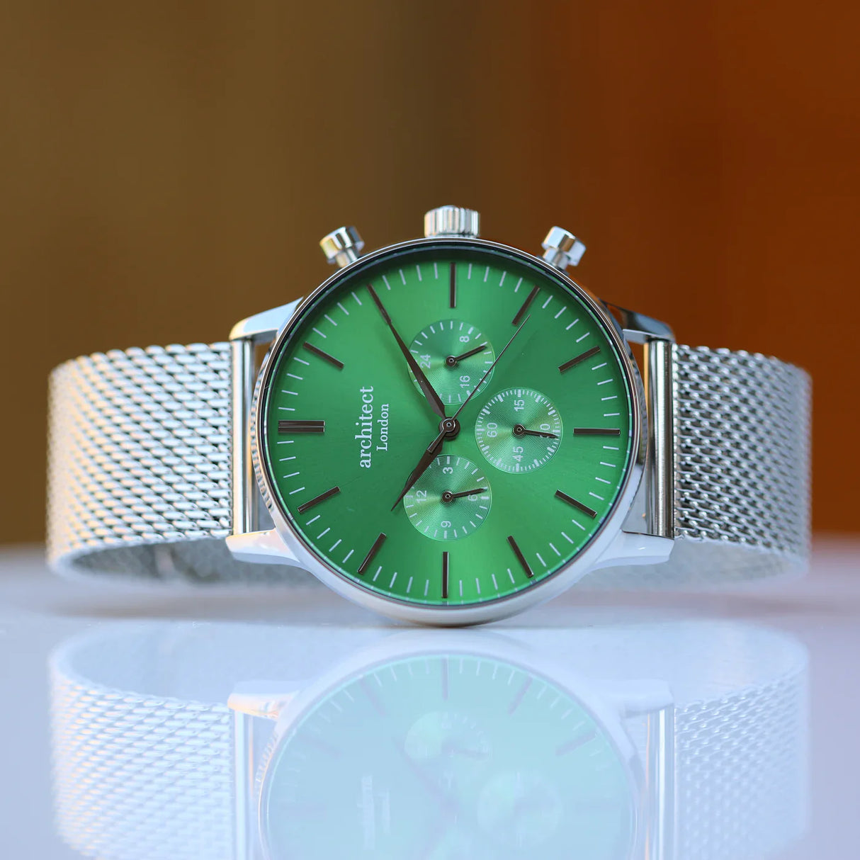 Personalised Men’s Architect Motivator Watch Envy Green: 1 - Watches By Architect Watches
