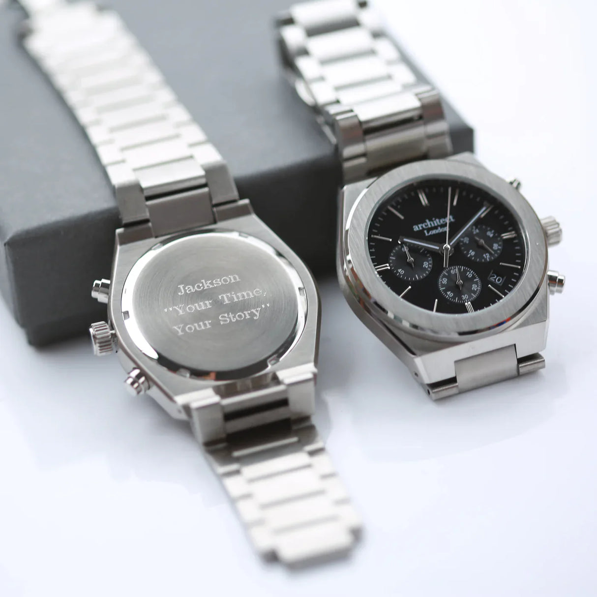 Personalised Men’s Architect Orbix Black Watch: 6 - Watches By Architect Watches