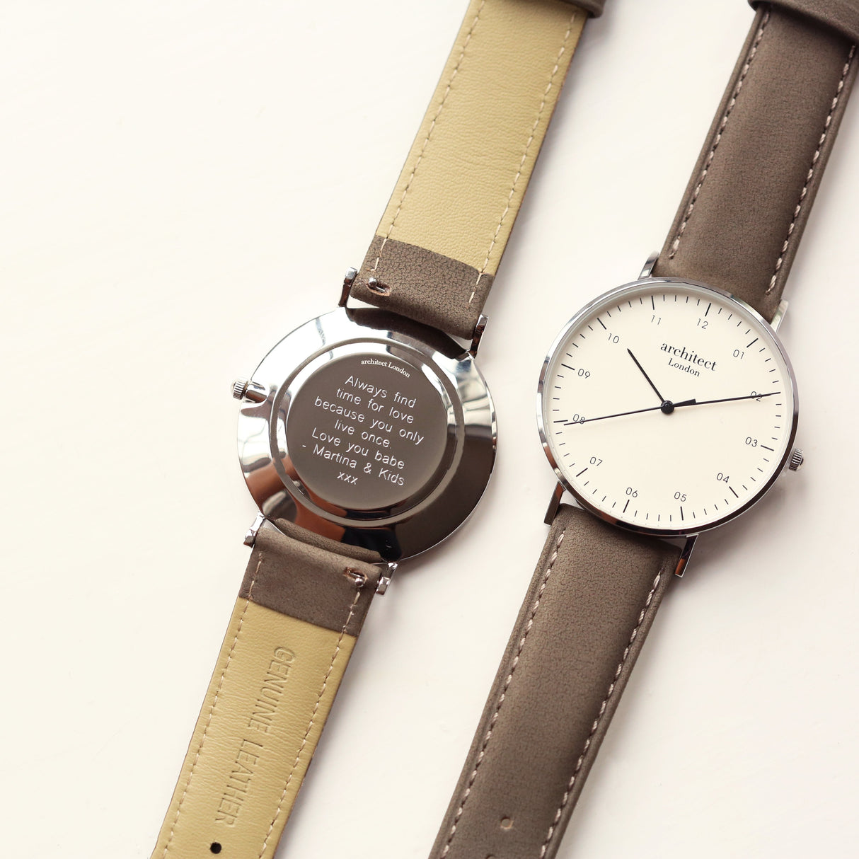 Personalised Men’s Architect Zephyr Watch Urban Grey: 2 - Watches By Architect Watches
