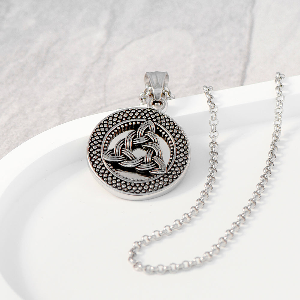Personalised Men’s Celtic Trinity Pendant Necklace - Shop Necklaces At Gift Moments - 1