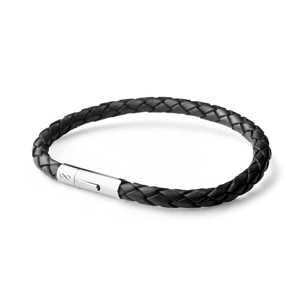 Personalised Men’s Infinity Capsule Leather Bracelets - Shop Bracelets At Gift Moments - 14