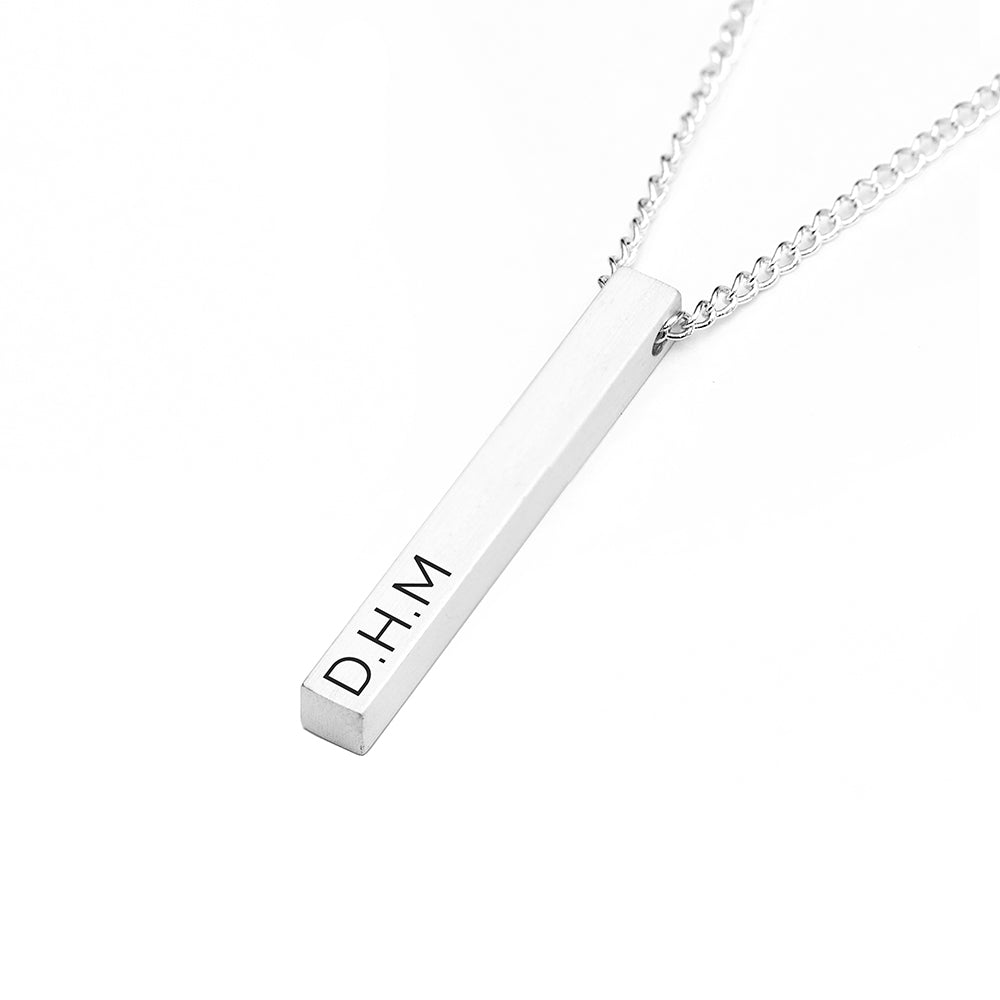 Personalised Men’s Solid Bar Necklaces - Shop Necklaces At Gift Moments - 7