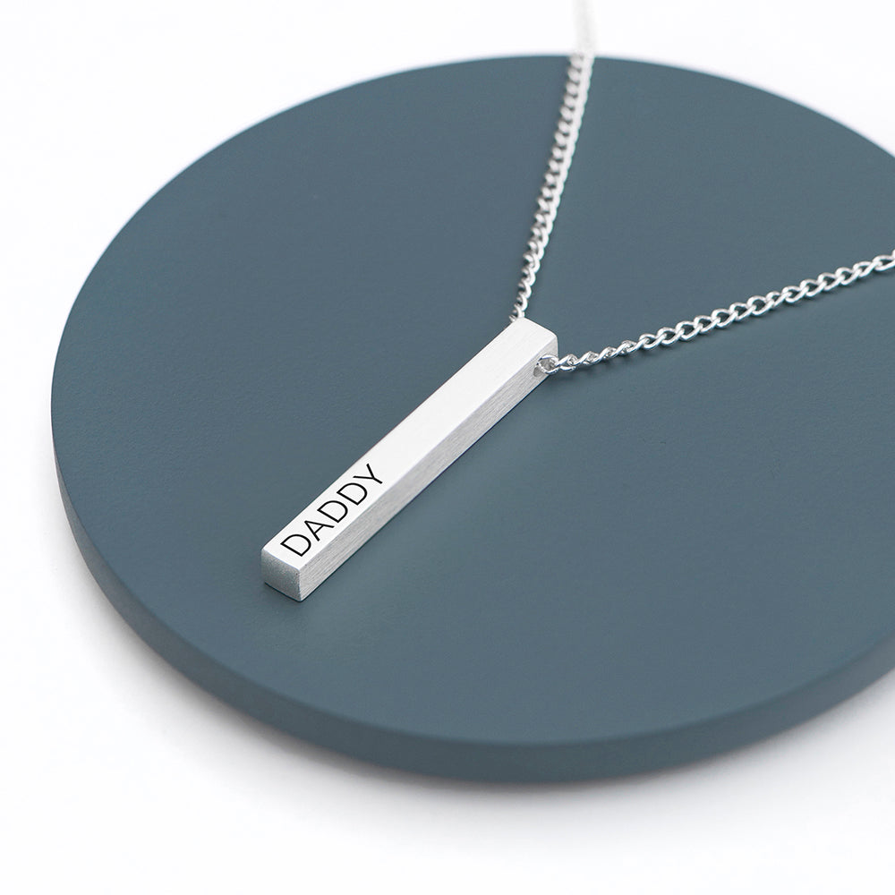 Personalised Men’s Solid Bar Necklaces - Shop Necklaces At Gift Moments - 4