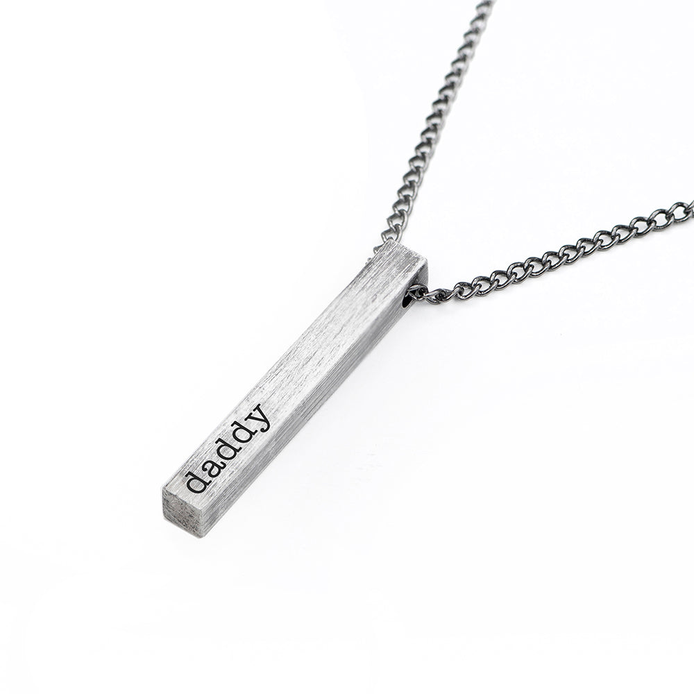 Personalised Men’s Solid Bar Necklaces - Shop Necklaces At Gift Moments - 6
