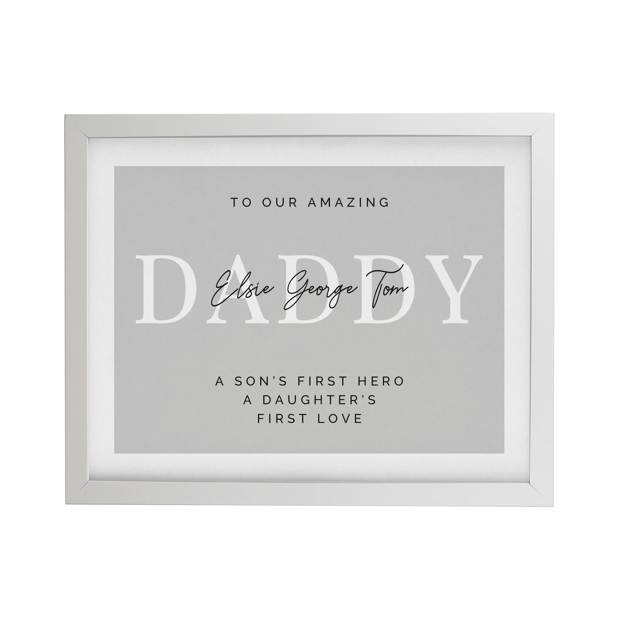 Personalised Message Framed Prints: 9 - Framed Prints By Gift Moments