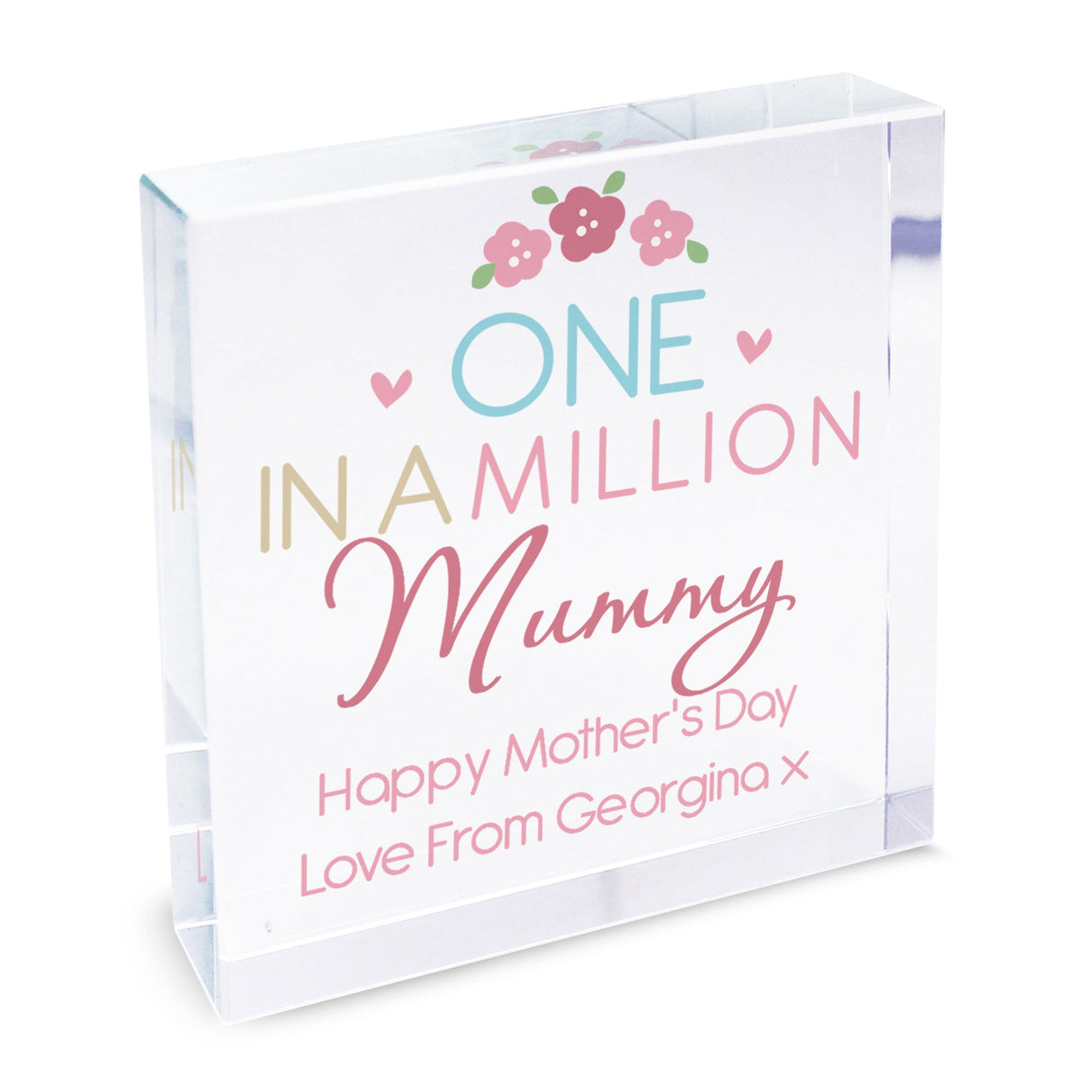 Personalised One in a Million Crystal Token: 3 - Crystal Tokens By Gift Moments